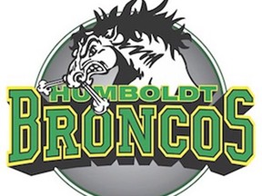 The team logo of the Humboldt Broncos of the Saskatchewan Junior Hockey League is shown in a handout. RCMP say they are at the scene of a fatal collision involving a transport truck and a bus carrying a hockey team northeast of Saskatoon. THE CANADIAN PRESS/HO