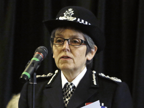 London's Metropolitan Police Commissioner Cressida Dick.