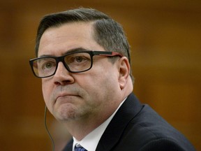 Daniel Jean, National Security and Intelligence Adviser to the Prime Minister, prepares to appear at a Commons national security committee on Parliament Hill in Ottawa on Monday, April 16, 2018.