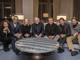 Scorsese, center, with, from left, Andrea Martin, Eugene Levy, Catherine O'Hara, Dave Thomas, Martin Short and Joe Flaherty.
