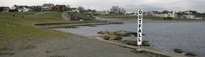Clover Point sewage outfall in Victoria, BC on Wednesday, December 7, 2005.
