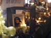 A photo of Anne Marie D’Amico, a victim of the Toronto van attack, is displayed during a vigil on April 24, 2018.