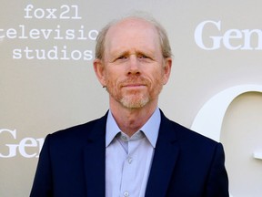 FILE - In this April 24, 2017 file photo, filmmaker Ron Howard arrives at the premiere of "Genius", in Los Angeles. Howard is taking command of the  "Star Wars" spinoff "Solo: A Star Wars Story."   The French festival announced Friday, April 6, 2018,  that the "Star Wars" spinoff will premiere out of competition at this year's Cannes shortly before opening in French theaters on May 23. "Solo" opens in U.S. theaters on May 25.