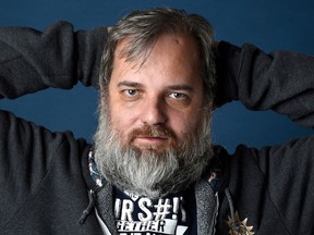 FILE - In this Friday, July 21, 2017 file photo, Dan Harmon poses for a portrait during Comic-Con International in San Diego. After comedy writer Megan Ganz called out her former boss, Harmon, on the sitcom "Community" for sexually harassing her, she got more than a simple "I'm sorry." Harmon, in an episode of his podcast in January 2018, acknowledged specific things he did to her. Ganz called it "master class" in how to apologize. "He's not rationalizing or justifying or making excuses. He doesn't just vaguely acknowledge some general wrongdoing in the past. He gives a full account," she wrote on Twitter. She publicly forgave him.