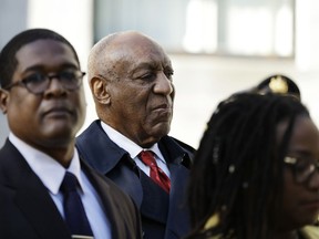 Bill Cosby arrives for his sexual assault retrial, Thursday, April 26, 2018, at the Montgomery County Courthouse in Norristown, Pa. Jurors in Cosby's sexual assault retrial are kicking off a second day of deliberations.