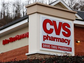 FILE - This Jan. 18, 2017, file photo shows a CVS Pharmacy in Pittsburgh. CVS Health is now planning to treat kidney failure patients, as the drugstore operator continues to branch deeper into monitoring and providing care. The company said Wednesday, April 4, 2018, that it will offer home dialysis for patients through its Coram business, and it is working with another company to develop a new device for that.