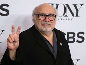 FILE - In this May 3, 2017 file photo, Danny DeVito participates in the 2017 Tony Awards Meet the Nominees press day in New York. The Asbury Park Press reports that the Asbury Park City Council honored Devito on Saturday, April 29, 2018, by declaring his birthday, Nov. 17, as "Danny DeVito Day" in his hometown.