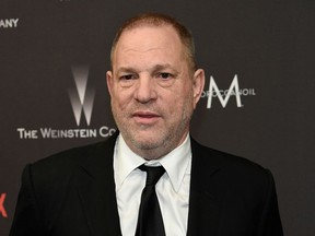 FILE - In this Jan. 8, 2017, file photo, Harvey Weinstein arrives at The Weinstein Company and Netflix Golden Globes afterparty in Beverly Hills, Calif. The disgraced movie mogul lorded over the festival world, which provided the glitzy, champagne-flowing setting for many of his alleged crimes. And in the aftermath of Hollywood's sexual harassment scandals, film festivals have done some soul searching. Codes of conduct have been rewritten, selection processes have been re-examined and, in many cases, gender equality efforts have been redoubled. When the curtain goes up on the 17th annual Tribeca Film Festival on Wednesday, the festival will boast more female filmmakers than ever before.