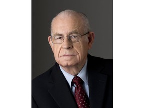This 2010 image released by NPR shows newscaster Carl Kasell. Kasell, a signature voice of NPR who brought his gravitas to "Morning Edition" and later his wit to "Wait, Wait ... Don't Tell Me!" died, Tuesday, April 17, 2018, of complications from Alzheimer's disease in Potomac, Md. He was 84.