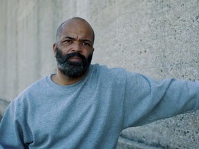 This image released by the Tribeca Film Festival shows  Jeffrey Wright in a scene from "O.G." The film, by Madeleine Sackler, was shot at Indiana's Pendleton Correction Facility, with inmates playing major and minor roles. (Tribeca Film Festival via AP)