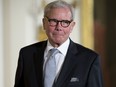 In this Nov. 24, 2014, file photo, journalist Tom Brokaw is introduced before being awarded the Presidential Medal of Freedom during a ceremony in the East Room of the White House in Washington. A woman who worked as a war correspondent for NBC News says Brokaw groped her, twice tried to forcibly kiss her and made inappropriate overtures attempting to have an affair.