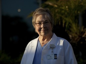 Sue Ellen King at UF Health in Jacksonville, Fla., March 28, 2018.