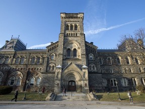 University College building of the University of Toronto. St. George campus pictured.