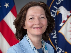 This March 21, 2017, photo provided by the CIA, shows CIA Deputy Director Gina Haspel. A former top U.S. intelligence official says President Donald Trump's nominee to be the next CIA director was cleared of wrongdoing years ago in the destruction of 92 videotapes showing terror suspects being subjected to waterboarding and other harsh interrogation techniques. The Associated Press has obtained a declassified memo that the CIA gave to Congress April 20, to counter opposition Gina Haspel faces from Democrats and liberal groups concerned about her role in the destruction of the tapes in 2005 and her overall role in the interrogation program. (CIA via AP)