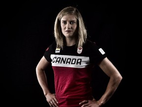 Georgia Simmerling at Team Canada's Winter Olympic summit in Calgary on June 4, 2017.