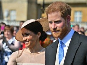Prince Harry, Duke of Sussex and Meghan, Duchess of Sussex attend The Prince of Wales' 70th Birthday Patronage Celebration held at Buckingham Palace on May 22, 2018 in London, England.