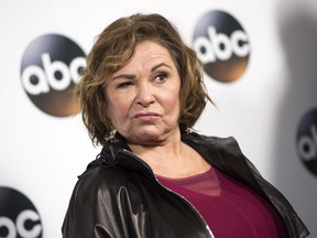 In this file photo taken on January 08, 2018 actress Roseanne Barr attends the Disney ABC Television TCA Winter Press Tour in Pasadena, California.