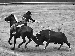 Angel Peralta riding in Barcelona,  June 9, 1966.