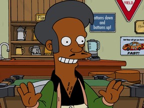 Apu in The Simpsons.