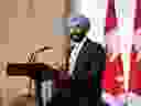 Innovation minister Navdeep Bains