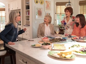 (L-R) Diane Keaton, Candice Bergen, Jane Fonda, Mary Steenburgen.