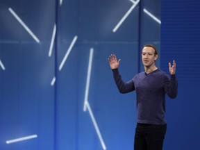 Facebook CEO Mark Zuckerberg makes the keynote address at F8, Facebook's developer conference, Tuesday, May 1, 2018, in San Jose, Calif.