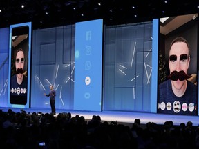 Facebook CEO Mark Zuckerberg makes the keynote address at F8, Facebook's developer conference, Tuesday, May 1, 2018, in San Jose, Calif.