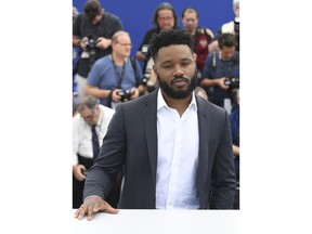 Director Ryan Coogler poses for photographers during a photo call at the 71st international film festival, Cannes, southern France, Thursday, May 10, 2018.