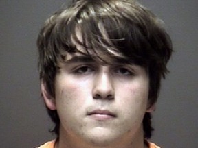 FILE  - This file photo provided by the Galveston County Sheriff's Office shows Dimitrios Pagourtzis, who law enforcement officials took into custody Friday, May 18, 2018, and identified as the suspect in the deadly school shooting in Santa Fe, Texas, near Houston. (Galveston County Sheriff's Office via AP, File)