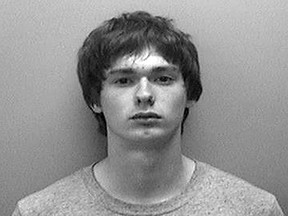 This 2017 photo provided by the Dixon Police Department in Dixon, Ill., shows, Matthew A. Milby. Milby is charged with aggravated discharge of a firearm, aggravated discharge at a school employee and aggravated discharge at a school building. Milby, who was wounded in an exchange of gunfire with a school resource officer at Dixon High School Wednesday, May 16, 2018, remains hospitalized with what authorities describe as non-life-threatening injuries and is under surveillance. A Lee County judge set bond at $2 million. ( Dixon Police Department via AP)