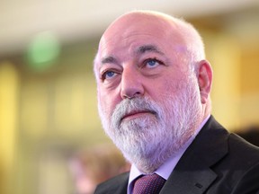 Viktor Vekselberg, billionaire and chairman of Renvova Management AG, looks on at the Russian Union of Industrialists and Entrepreneurs during Russia Business week in Moscow on Feb. 9, Andrey Rudakov