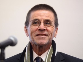 Hassan Diab speaks with reporters in Ottawa on Wednesday Jan. 17, 2018.