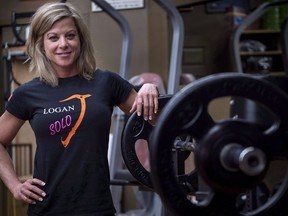 Monique Richard, an experienced mountain climber who will tackle Mount Logan in May, is seen in a gym Tuesday, April 10, 2018 in Montreal. A Quebecer trying to be the first woman to get to the top of Canada's highest mountain in a solo trek says she's hopeful of getting there in the coming days.THE CANADIAN PRESS/Paul Chiasson