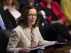 Gina Haspel, President Donald Trump's pick to lead the Central Intelligence Agency, testifies at her confirmation hearing before the Senate Intelligence Committee, on Capitol Hill in Washington, Wednesday, May 9, 2018.