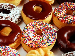 A Centreville, Virginia, father is under investigation for possibly poisoning a box of glazed chocolate doughnuts (not pictured) he gave to his children to take to the home of his estranged wife, according to a search warrant in Fairfax County.
