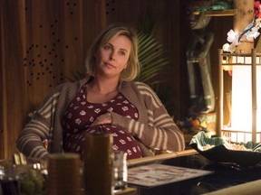 Charlize Theron in a scene from Tully.