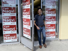 Yasir Naqvi is running for re-election in what's widely considered a Liberal safe seat, but he says he's never seen so much uncertainty among voters at the door who tell him they're still weighing their options.