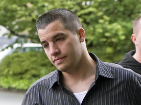 Red Scorpion gang member Jonathan Bacon was shot to death while sitting in a car outside a Kelowna, B.C., hotel in August 2011.
