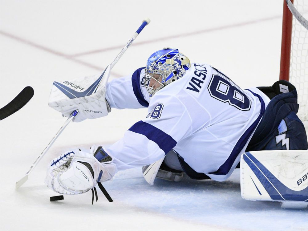 Lightning goalie Andrei Vasilevskiy a Vezina Trophy finalist