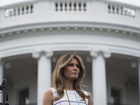 According to several White House staff members, first lady Melania Trump has erected a de facto wall between the East Wing, where she is renovating her office and enjoying growing popularity, and the West Wing, where her husband works. x