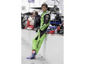 Danica Patrick watches during a practice session for the IndyCar Indianapolis 500 auto race at Indianapolis Motor Speedway, in Indianapolis Friday, May 18, 2018.