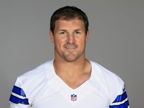 FILE - This is a 2016, file photo showing Jason Witten of the Dallas Cowboys NFL football team. A person with direct knowledge of the decision says Jason Witten is retiring after 15 seasons, choosing the offer of lead analyst for ESPN's "Monday Night Football" over becoming the longest-tenured player in the history of the Dallas Cowboys. The 10-time Pro Bowl tight end informed Cowboys owner Jerry Jones of his plan to retire Thursday, May 3, 2018, according to the person who spoke on condition of anonymity because the decision hasn't been announced.  (AP Photo/File)