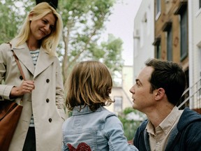 This image released by IFC Films shows Claire Danes, left, and Jim Parsons in a scene from "A Kid Like Jake."