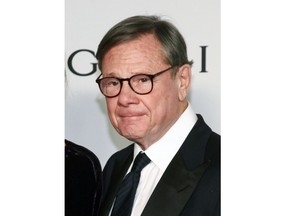 FILE - In this Nov. 7, 2017 file photo, Michael Ovitz attends the Elton John AIDS Foundation's 25th Anniversary Gala in New York. Ovitz has written an autobiography simply titled "Who Is Michael Ovitz." The book will be published by Portfolio and is available on September 25.