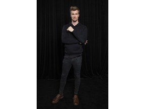 In this May 12, 2018 photo, Finnish actor Joonas Suotamo, who portrays Chewbacca in "Solo: A Star Wars Story,"  appears at a photo shoot to promote the film in Pasadena, Calif. Suotamo, a former basketball player who is 6-foot-10, said original Chewie actor Peter Mayhew helped him to learn movements and sounds for the role.