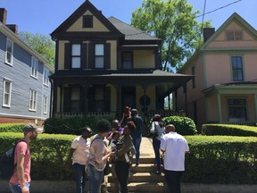 This April 29, 2018 photo shows the house in Atlanta where Martin Luther King, Jr. was born and lived until the age of 12. Nearby attractions include a National Park Service visitor center with exhibits about his life and the civil right movement, along with the King Center and the tomb where King and his wife Coretta Scott King are interred across from an eternal flame.