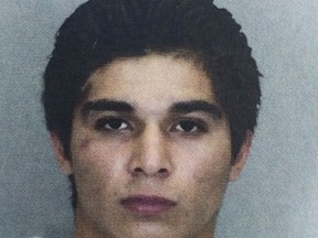 FILE - This file photo provided by the Fairfax County Police Department shows Darwin Martinez-Torres, of Sterling, Va. On Thursday, May 24, 2018, a judge appointed two brain experts to evaluate Martinez-Torres, facing the death penalty in the slaying of a teenage Muslim girl in 2017, despite the objections of a prosecutor who derided the requests as "neuro-witchcraft." (Fairfax County Police Department via AP, File)