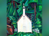 A detail of the Emily Carr painting formerly known as Indian Church, but recently renamed to Church In Yuquot Village.