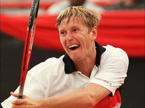 Yevgeny Kafelnikov at the 1999 Canadian Open tennis tournament in Montreal.