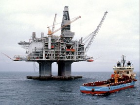 Hibernia Oil Platform.